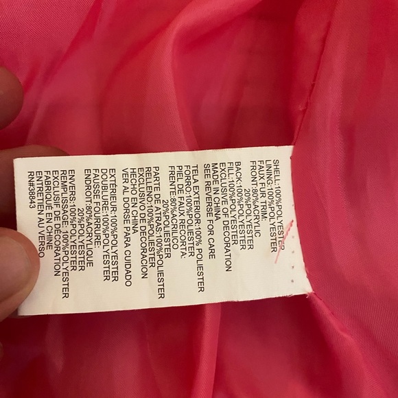 R 1881 by S. Rothschild Pink Jacket Toddler Girls size 2T - Picture 13 of 13